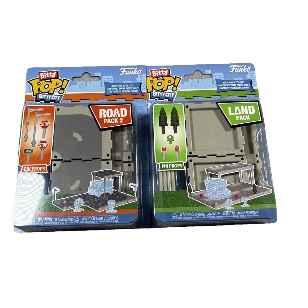 Funko Bitty City Construction Road Kit Vinyl Figure 2 Pack Bitty Pop 86854